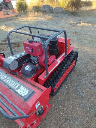 Desbrozadora trituradora cuchillas