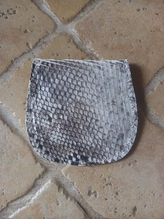 Portamonete in pelle di pitone