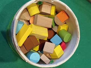 Mattoncini da costruzione i legno +18mes