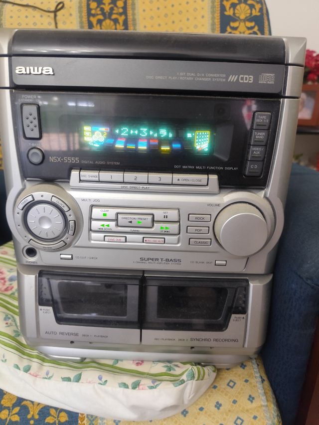 Mini cadena aiwa nsx-5555