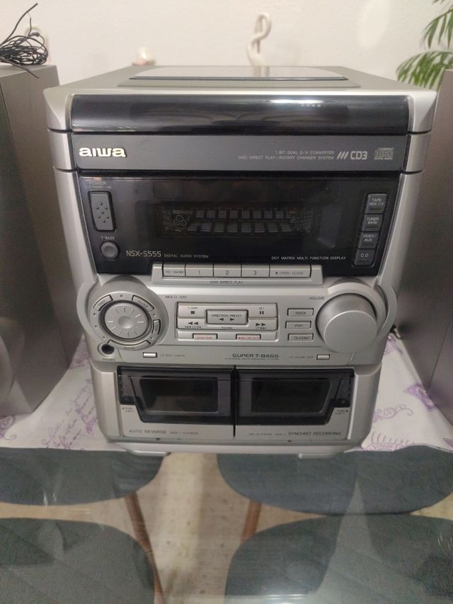 Mini cadena aiwa nsx-5555