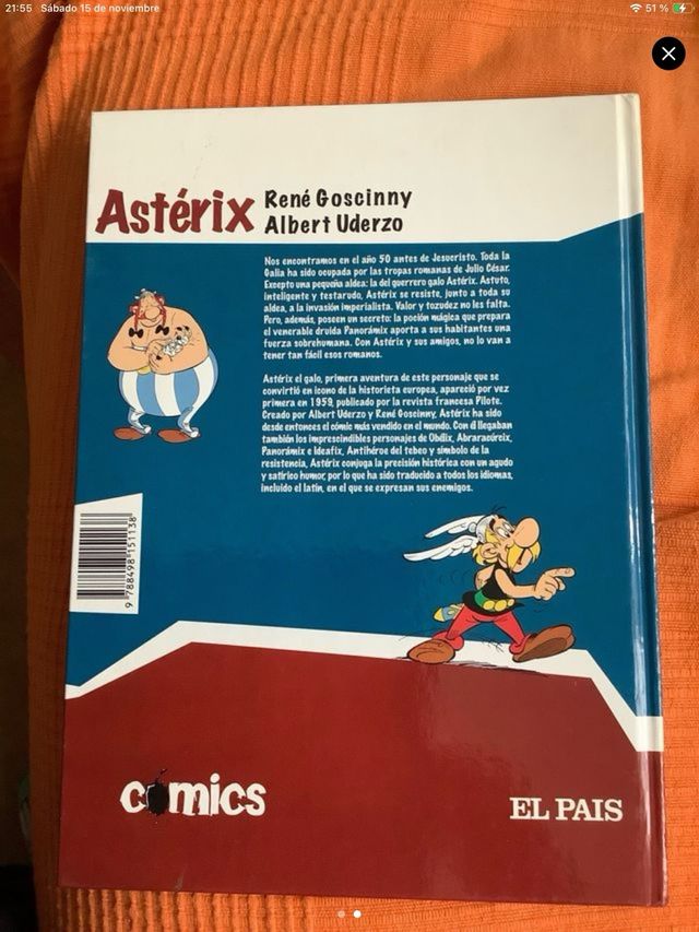 10 comics Ibáñez y Escobar y uno Asterix