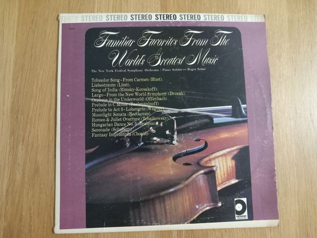 Disco vinilo antiguo clasica años 60