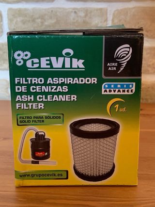 Filtro sin estrenar aspirador de cenizas CEVIK