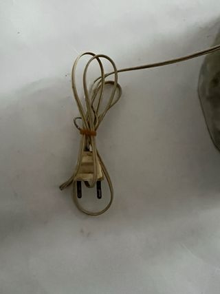 Lámpara antigua porcelana pareja con árbol Lladró