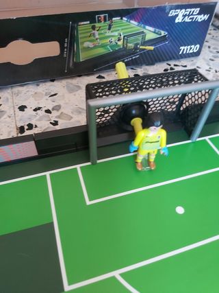 Futbolín playmobil