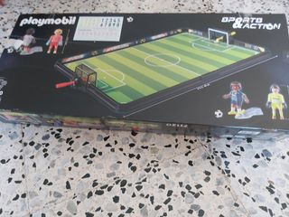 Futbolín playmobil