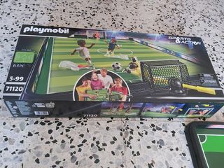 Futbolín playmobil