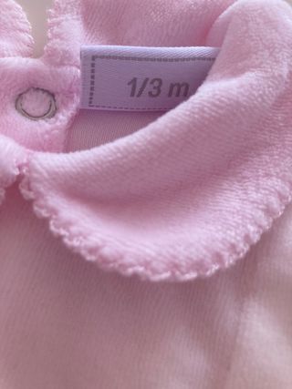 Tutina rosa neonta, Pastello, 1-3 m