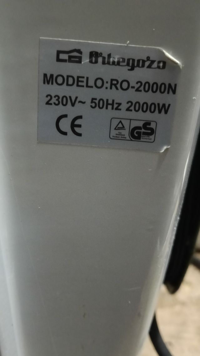 Radiador de aceite Orbegozo