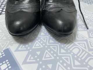 Zapatos pitillos cordones señora