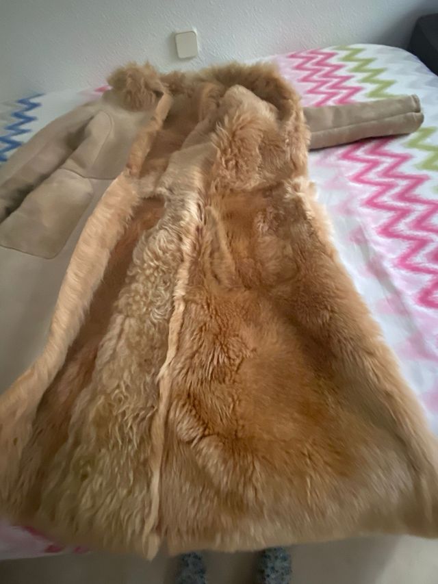 Abrigo de piel de mouton