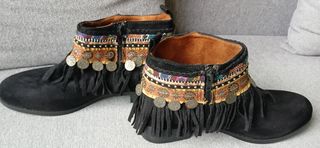 Botin campero boho