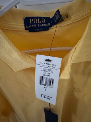 Polo amarillo Ralph Lauren talla L
