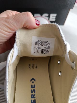 Zapatillas Connverse All Star de piel