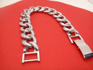 Pulsera Eslabones Plata con Circonitas