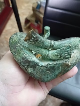2Figuras bronce Tailandia 100e las 2