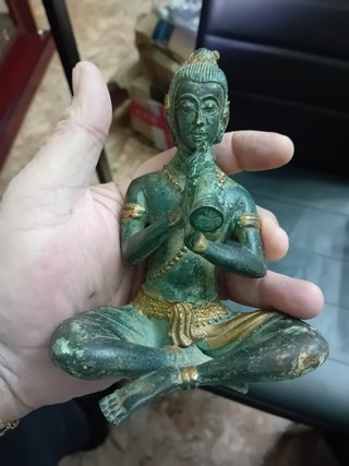 2Figuras bronce Tailandia 100e las 2