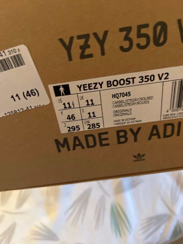 Yeezu 350 carbon beluga 42 43 1/3 46