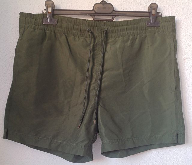 Bañador hombre SPRINGFIELD talla M verde oscuro