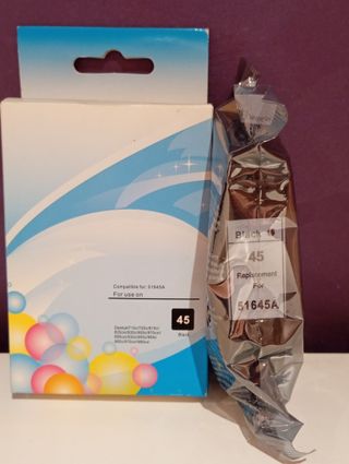 Tinta impresora compatible (45) Negro.