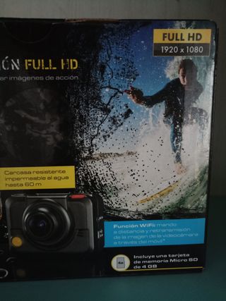 Cámara de acción full hd
