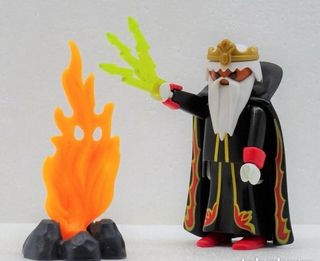 PLAYMOBIL FIGURA MAGO DEL FUEGO 3932, HECHICERO