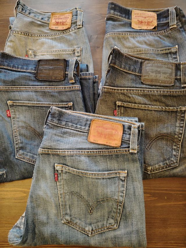 4 paia Jeans Levi's 501 511 leggere bene