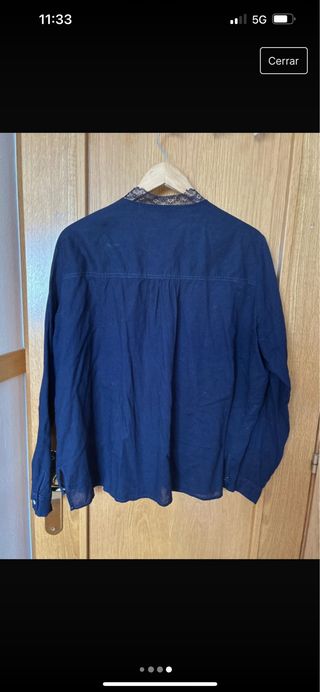 Camisa mujer Violeta By Mango