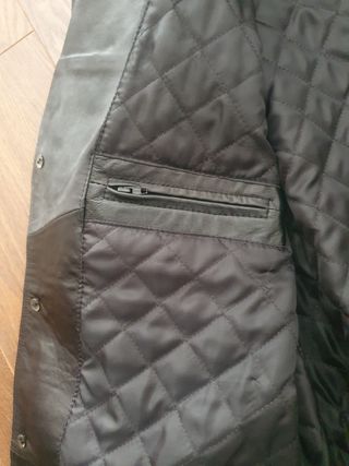 Abrigo piel hombre VERSACE.