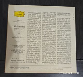 Vinilo KORSSAKOFF - SCHEHERAZADE 