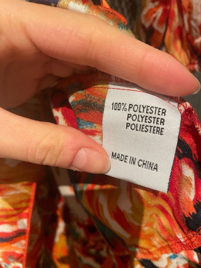 Abito fantasia con cintura