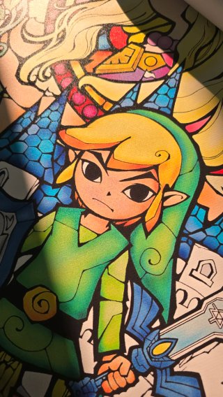 Zelda Banner PVC 70x50cm Stile Vetrata Tiffany