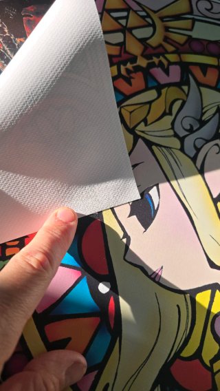 Zelda Banner PVC 70x50cm Stile Vetrata Tiffany
