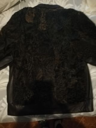 Chaquetón mujer piel