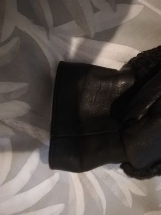 Chaquetón mujer piel