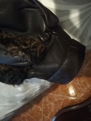 Chaquetón mujer piel