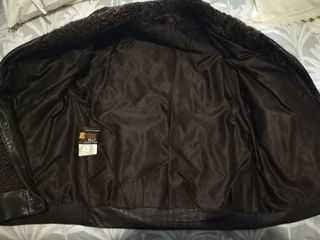 Chaquetón mujer piel