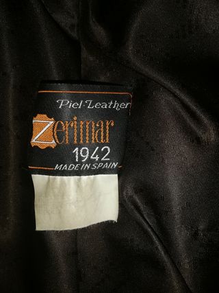 Chaquetón mujer piel