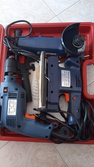 Set trapano smerigliatrice e altro 