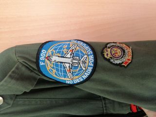 Chaqueta verde estilo militar