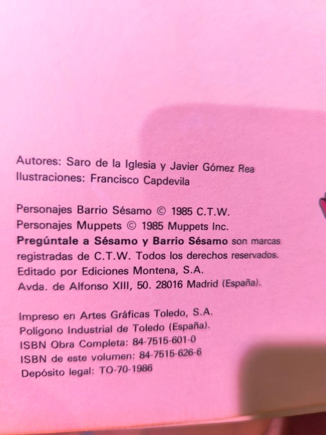 Enciclopedia Pregúntale a Sésamo