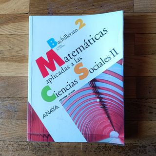 Matemáticas aplicadas a las Ciencias Sociales II.