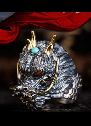 Anillo del Dragon de Titanio Protector