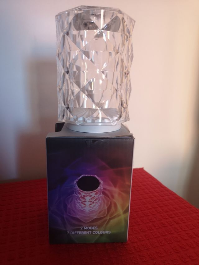 Lampada touch multicolor led