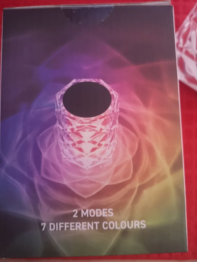 Lampada touch multicolor led