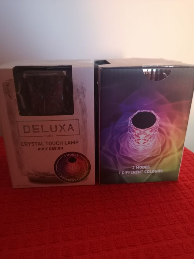 Lampada touch multicolor led