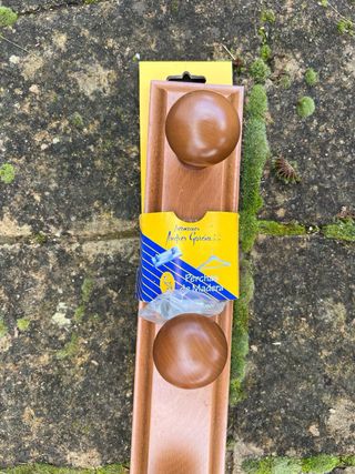 Perchero pared de madera