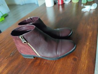 Botines granate