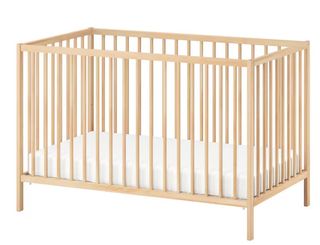 Cuna IKEA SNIGLAR + colchón + protector de colchón